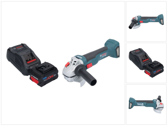 Bosch GWS 18V-10 Amoladora angular profesional sin cable 18 V 115 mm sin escobillas + 1x batería ProCORE 8,0 Ah + cargador