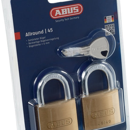 ABUS Zylindervorhangschloss 45/40 Twins B/SB Schlosskörperbreite 39 mm ( 3000280054 )