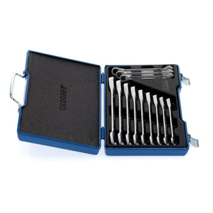 GEDORE Maulringratschenschlüsselsatz 7 R-012 12-teilig Schlüsselweiten 8-19 mm ( 4000821989 )