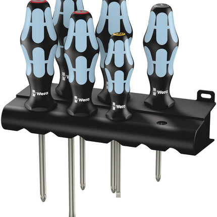WERA Edelstahlschraubendrehersatz 2224/3350/3355/6 6-teilig Schlitz / PH / PZD ( 4000828284 )