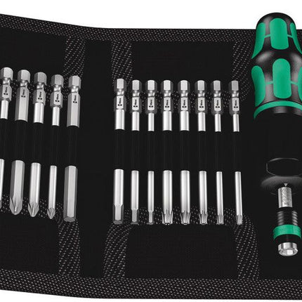 WERA Drehmomentschraubendrehersatz KK 60 Torque 17-teilig 1,2-3 Nm ( 4000828120 )
