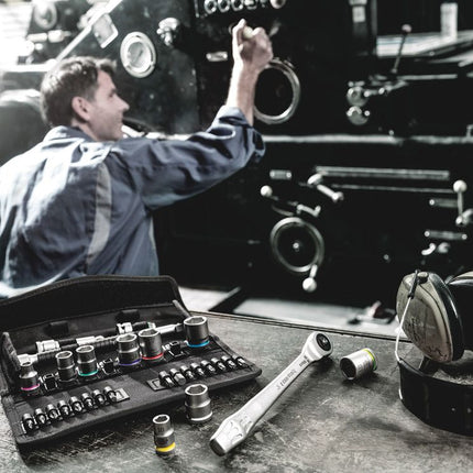 WERA Steckschlüsselsatz Zyklop Metal 8100 SB 7 29-teilig 3/8 ″ ( 4000821654 )