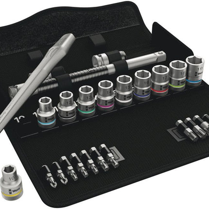 WERA Steckschlüsselsatz Zyklop Metal 28-teilig 1/2 ″ ( 4000821764 )