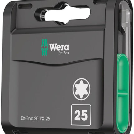 WERA Bitgroßpackung 1/4 ″ T 25 Länge 25 mm ( 4000829009 )