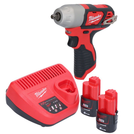 Milwaukee M12 BIW38-202 Akku Schlagschrauber 12 V 135 Nm 3/8˝ + 2x Akku 2,0 Ah + Ladegerät
