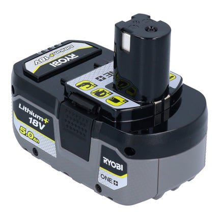 RYOBI RB18LL50F12B 2x batterie 18 V 5,0 Ah / 5000 mAh Li-Ion ( 5133004831 ) avec indicateur de charge