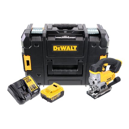 DeWalt DCS 331 M1 Akku Stichsäge 18 V + 1x Akku 4,0 Ah + Ladegerät + TSTAK - Toolbrothers